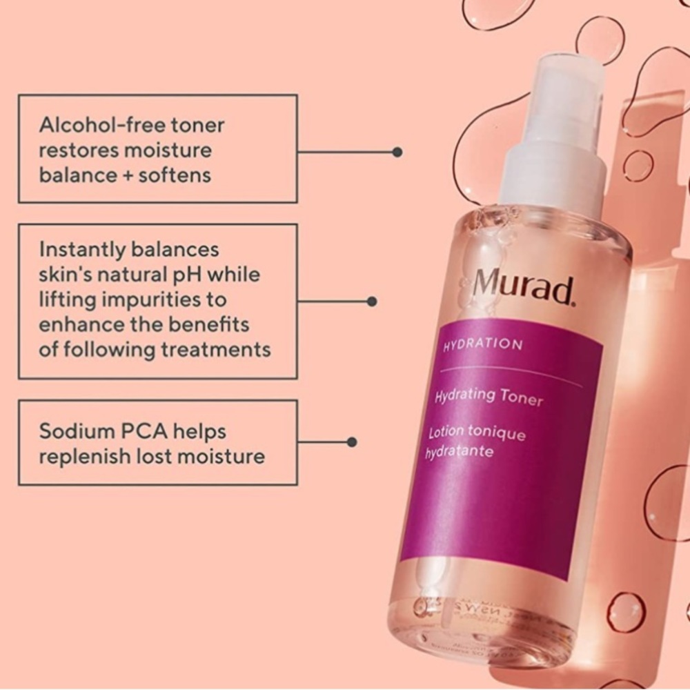 🆕 In Box Large Size Murad Hydration Toner, Hydrating Toner | Large Full 6.0 oz. - Picture 3 of 10
